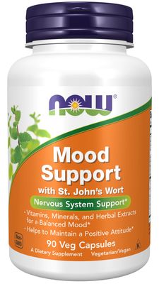 Now Supplements , Mood Support - 90 Veg Capsules