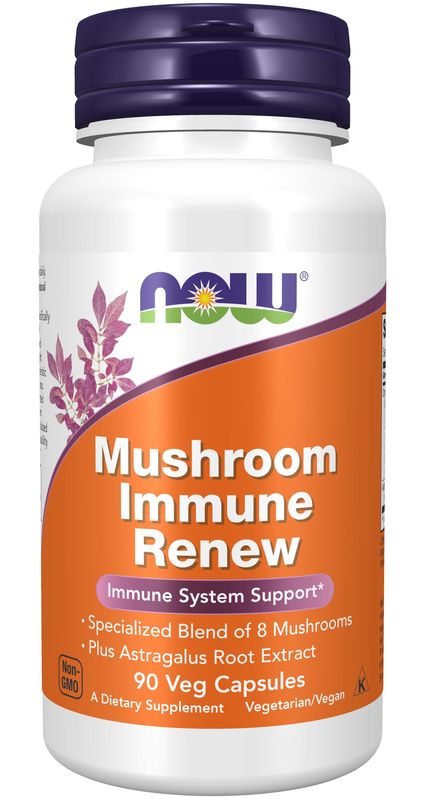 Now Supplements , Mushroom Immune Renew - Veg Capsules