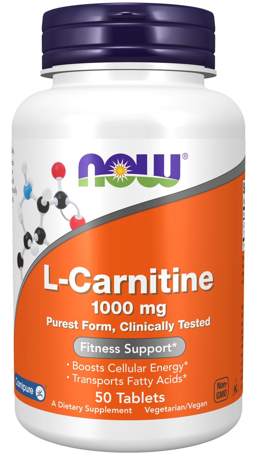 Now Supplements , L-Carnitine 1000 Mg - Tablets