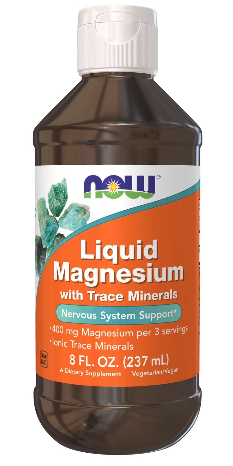 Now Supplements , Liquid Magnesium - 8 Fl. Oz.