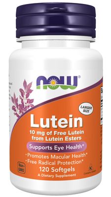 Now Supplements , Lutein 10 Mg - Softgels Now Supplements , Lutein 10 Mg - Softgels
