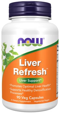 Now Supplements , Liver Refresh - 90 Veg Capsules Now Supplements , Liver Refresh - 90 Veg Capsules
