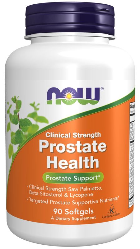 NOW Supplements , Prostate Health Clinical Strength - 90 Softgels