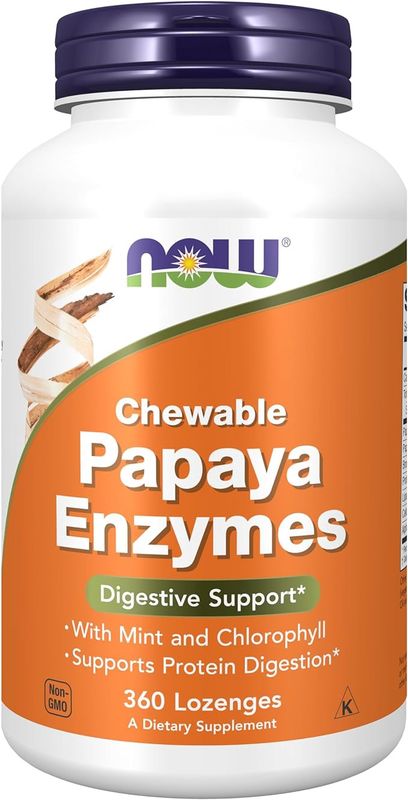 Now Supplements , Papaya Enzyme - 360 Lozenges Now Supplements , Papaya Enzyme - 360 Lozenges