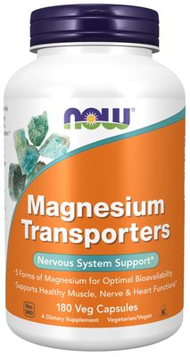 Now Supplements , Magnesium Transporters - Veg Capsules Now Supplements , Magnesium Transporters - Veg Capsules
