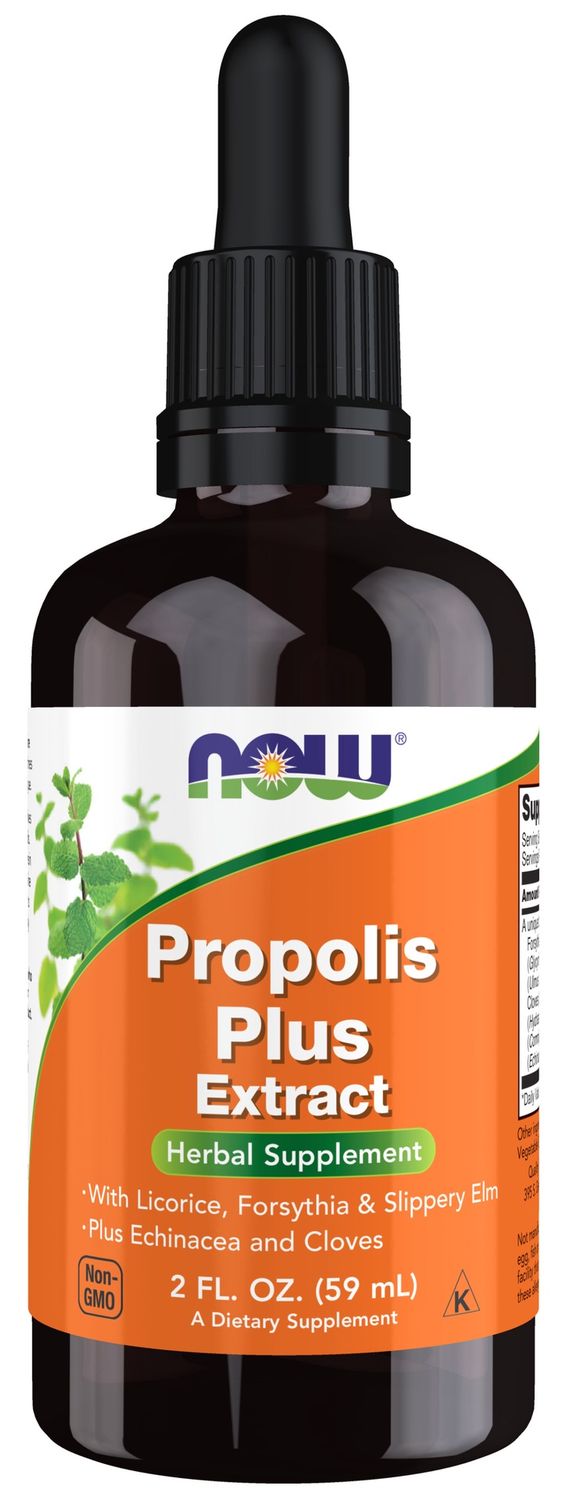 Now Supplements , Propolis Plus Extract - 2 Fl. Oz.