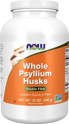 Now Supplements , Psyllium Husks, Whole - 12 Oz Now Supplements , Psyllium Husks, Whole - 12 Oz