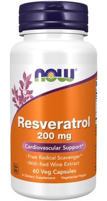 Now Supplements , Resveratrol 200 Mg - Veg Capsules Now Supplements , Resveratrol 200 Mg - Veg Capsules