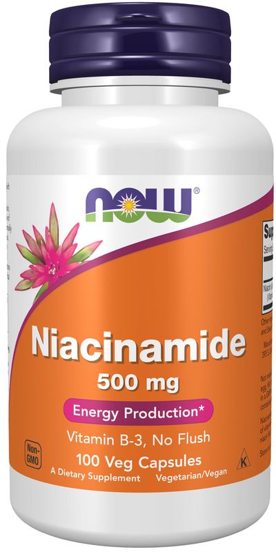 Now Supplements , Niacinamide (B-3) 500 Mg - Veg Capsules Now Supplements , Niacinamide (B-3) 500 Mg - Veg Capsules