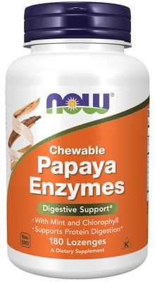 Now Supplements , Papaya Enzyme - 180 Lozenges Now Supplements , Papaya Enzyme - 180 Lozenges