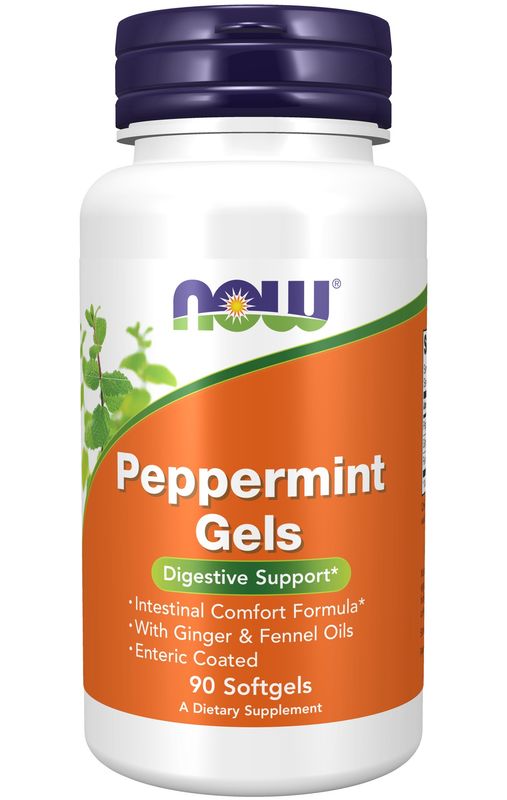 Now Supplements , Peppermint Gels - 90 Softgels Now Supplements , Peppermint Gels - 90 Softgels