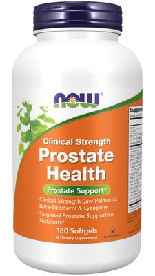 Now Supplements , Prostate Health Clinical Strength - 180 Softgels