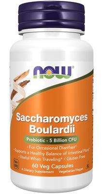 Now Supplements , Saccharomyces Boulardii - 60 Veg Capsules Now Supplements , Saccharomyces Boulardii - 60 Veg Capsules