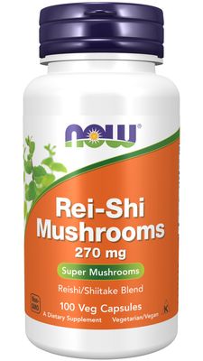 Now Supplements , Rei-Shi Mushrooms 270 Mg - 100 Veg Capsules Now Supplements , Rei-Shi Mushrooms 270 Mg - 100 Veg Capsules