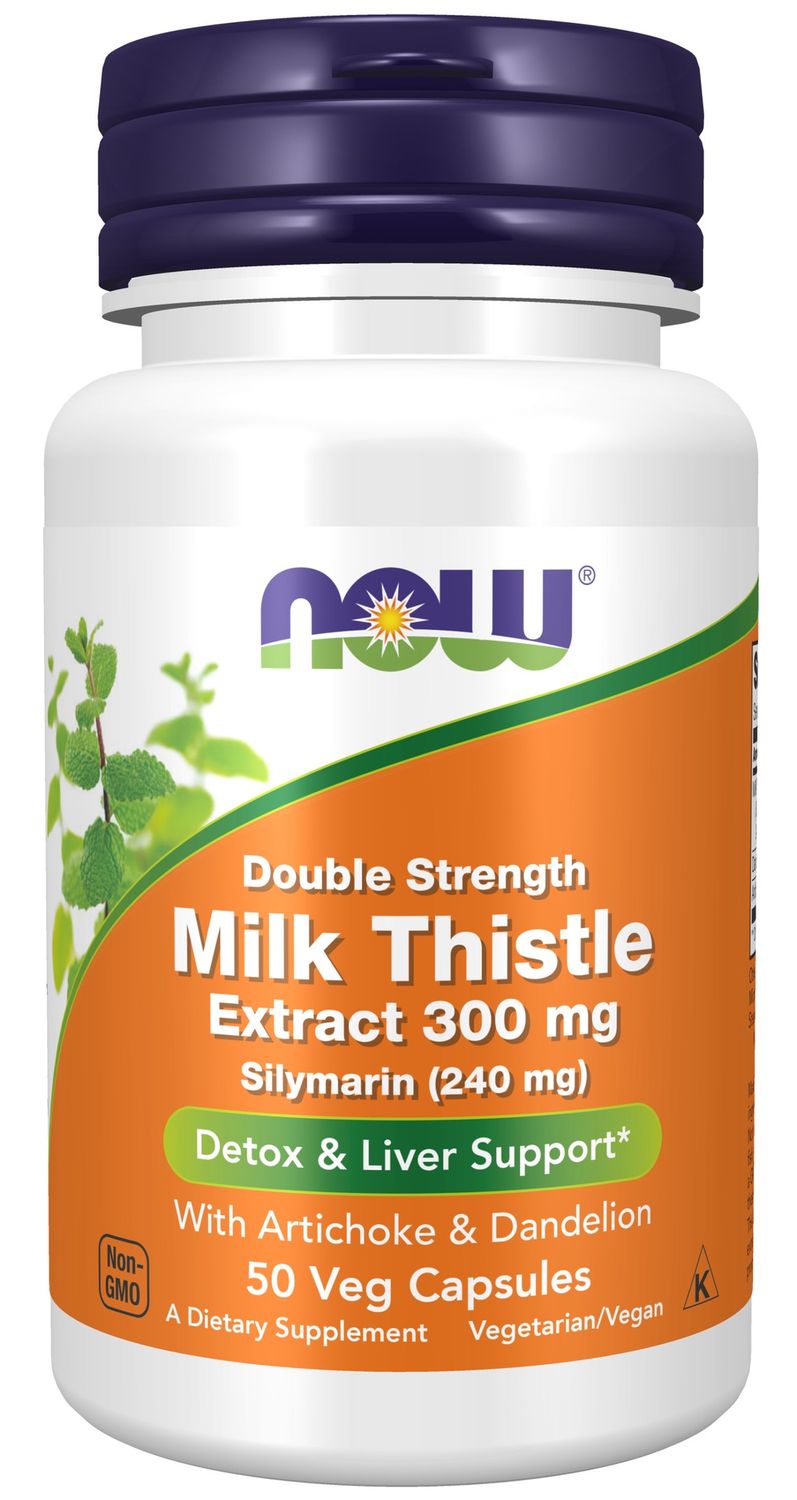 Now Supplements , Silymarin, Double Strength 300 Mg - Veg Capsules