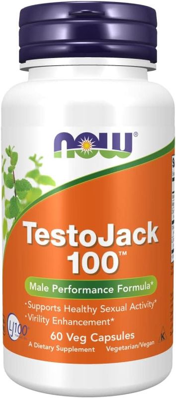 Now Supplements , Testojack 100 - 60 Veg Capsules Now Supplements , Testojack 100 - 60 Veg Capsules