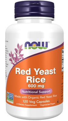Now Supplements , Red Yeast Rice 0 Mg - 120 Veg Capsules Now Supplements , Red Yeast Rice 0 Mg - 120 Veg Capsules