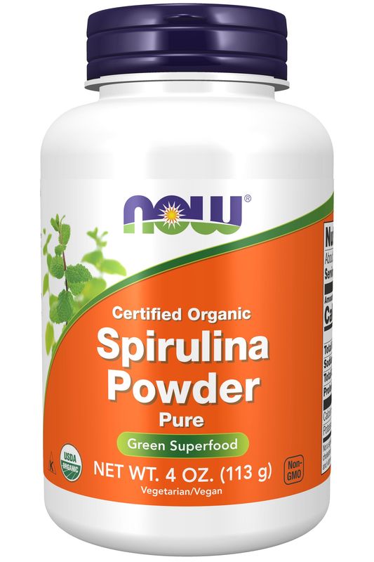 Now Supplements , Spirulina, Organic Powder - 4 Oz. Now Supplements , Spirulina, Organic Powder - 4 Oz.