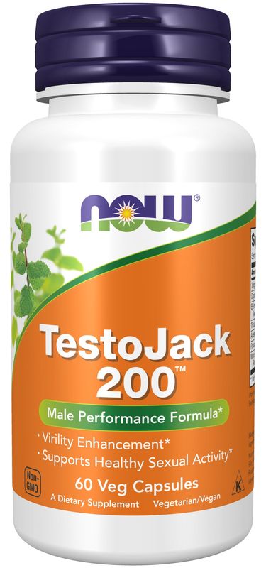 Now Supplements , Testojack 200 Extra Strength - 60 Veg Capsules