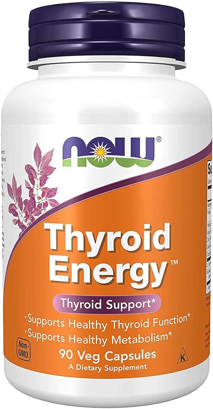 Now Supplements , Thyroid Energy - 90 Veg Capsules