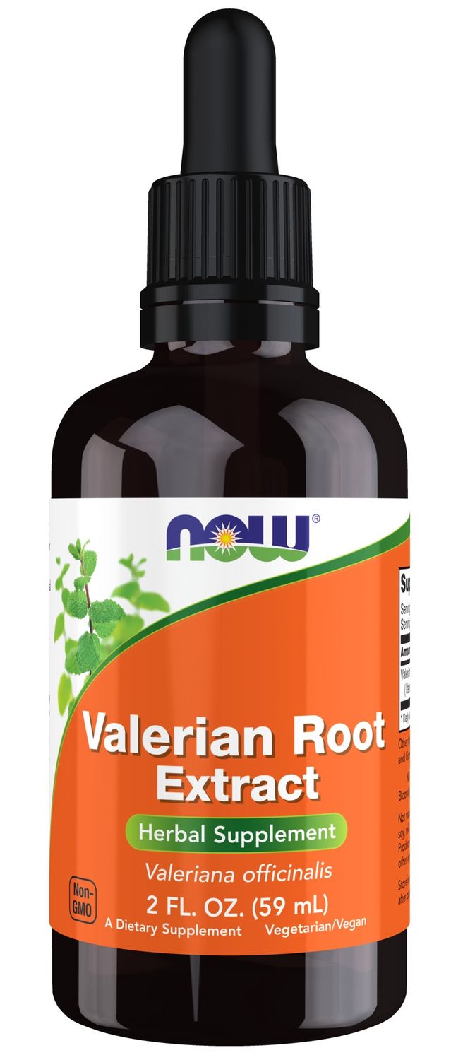 Now Supplements , Valerian Root Extract - 2 Fl. Oz.