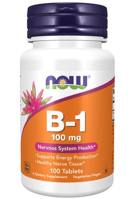 Now Supplements , Vitamin B-1 Mg - Tablets Now Supplements , Vitamin B-1 Mg - Tablets