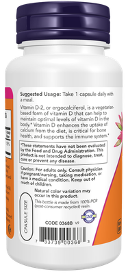 Now, Vit D-1000iu Vegetarian 120 Vcaps