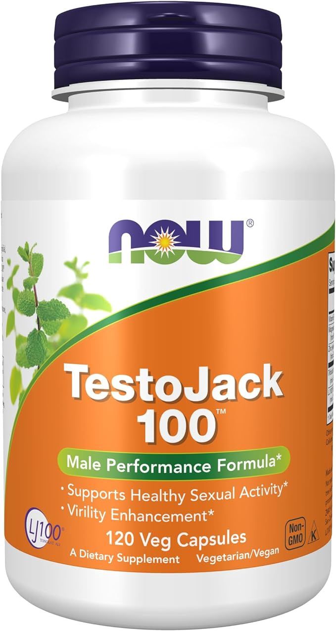 Now Supplements , Testojack 100 - 120 Veg Capsules