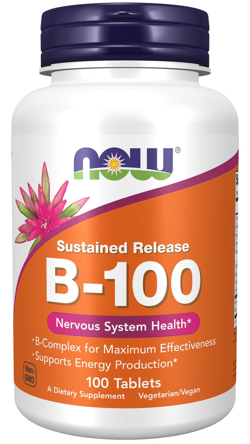 Now Supplements , Vitamin B- Sustained Release - Tablets