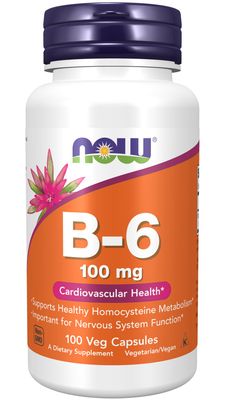 Now Supplements , Vitamin B-6 100 Mg