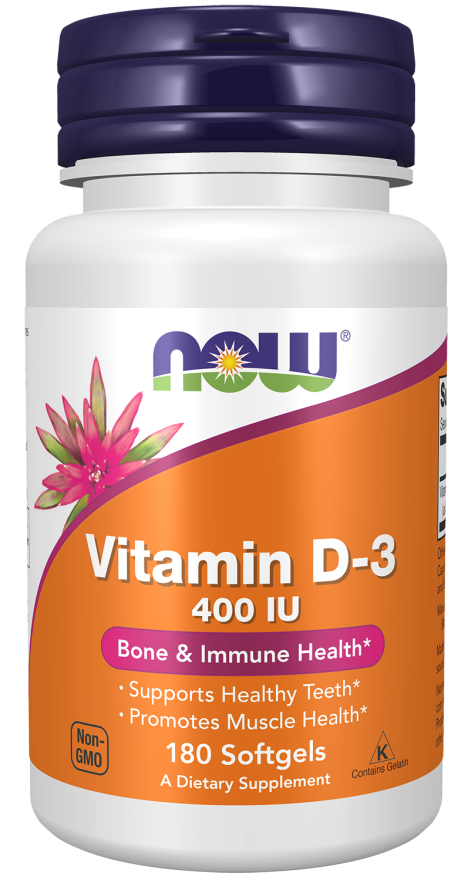 Now Supplements , Vitamin D-3 400 Iu