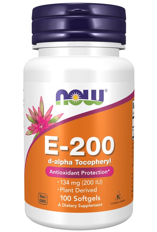 Now Supplements , Vitamin E-200 D-Alpha Tocopheryl - Softgels Now Supplements , Vitamin E-200 D-Alpha Tocopheryl - Softgels