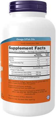 Now Supplements , Super Omega Epa Fish Oil, Double Strength - 240 Softgels
