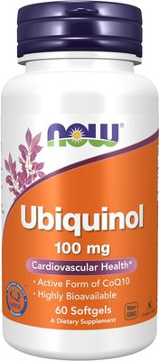 Now Supplements , Ubiquinol 100 Mg - Softgels