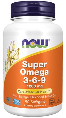 Now Supplements , Super Omega 3-6-9 1200 Mg - 90 Softgels Now Supplements , Super Omega 3-6-9 1200 Mg - 90 Softgels