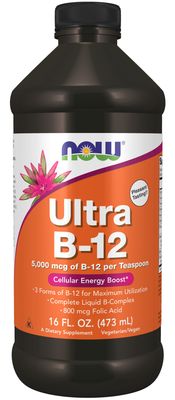 Now Supplements , Ultra B-12 Liquid - 16 Oz. Now Supplements , Ultra B-12 Liquid - 16 Oz.