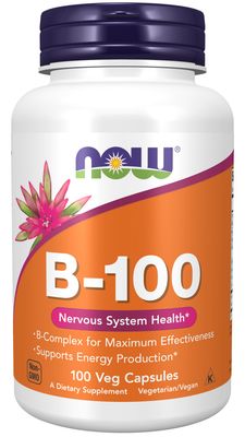 Now Supplements , Vitamin B- - Veg Capsules Now Supplements , Vitamin B- - Veg Capsules