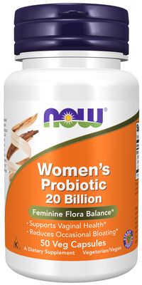 Now Supplements , Women's Probiotic 20 Billion - Veg Capsules Now Supplements , Women's Probiotic 20 Billion - Veg Capsules