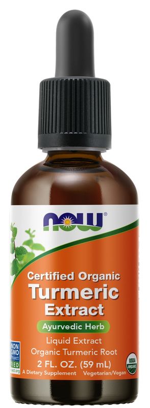 Now Supplements , Turmeric Extract Liquid, Organic - 2 Fl. Oz.