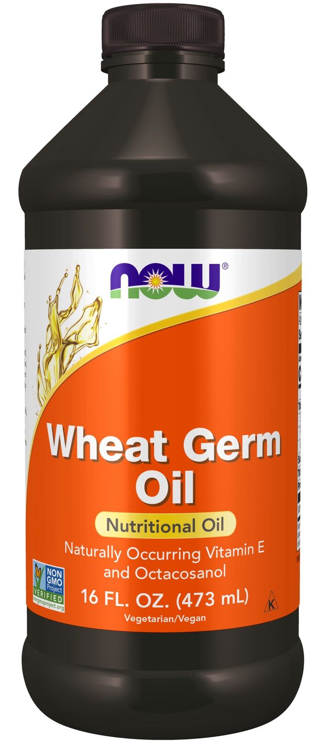 Now Supplements , Wheat Germ Oil - 16 Fl. Oz.
