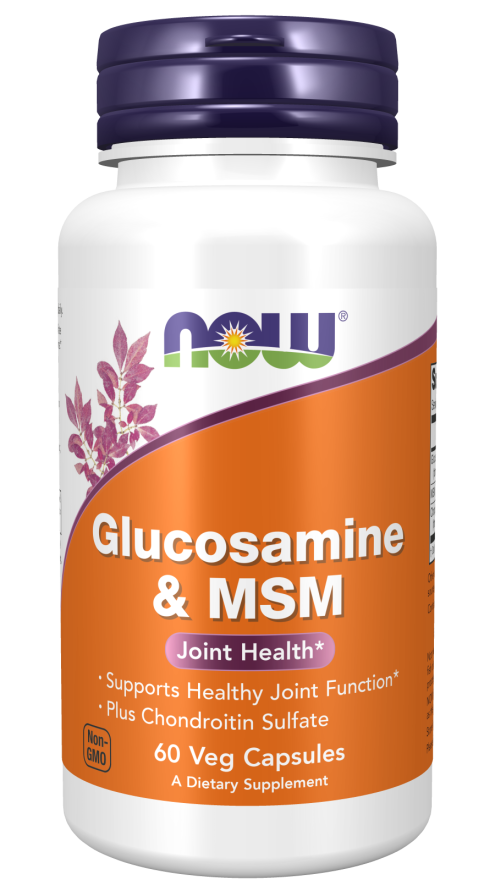 Now Supplements, Glucosamine + Msm 550 Mg/250 Mg 60 Caps