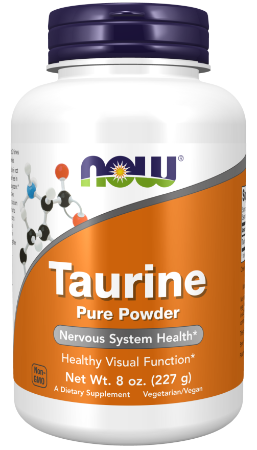Now Supplements, Taurine Pure Powder 8 Oz.