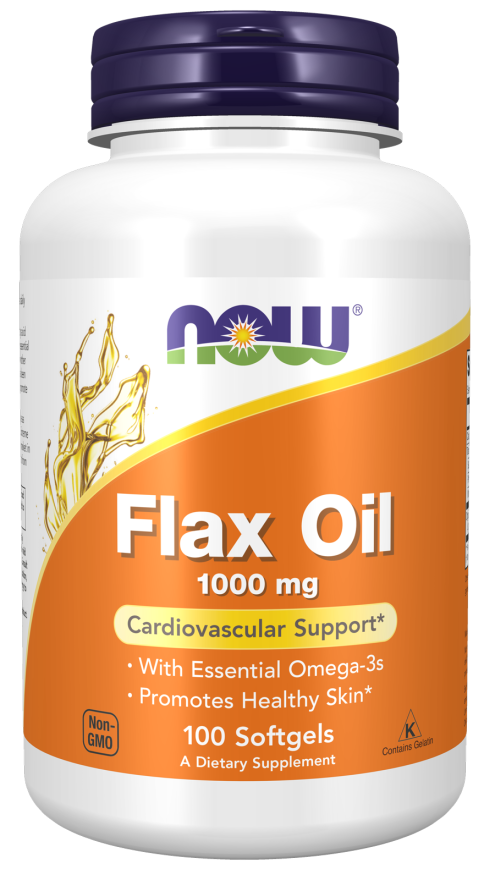Now Supplements, Flax Oil, 1,000 Mg, 100 Softgels