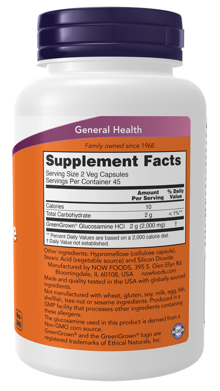 Now, Veg Glucosamine 1000mg 90 Vcaps