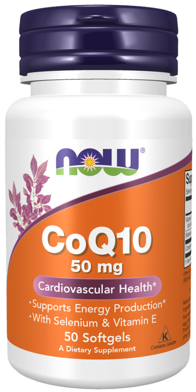 Now Supplements, Coq10 50 Mg, With Selenium & Vitamin E, 50 Softgels Now Supplements, Coq10 50 Mg, With Selenium & Vitamin E, 50 Softgels