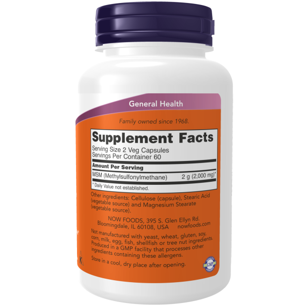 Now, M.s.m 1000mg 120 Vcaps