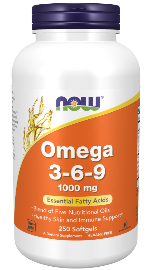 Now Supplements, Omega 3-6-9 1000 Mg 250 Softgels