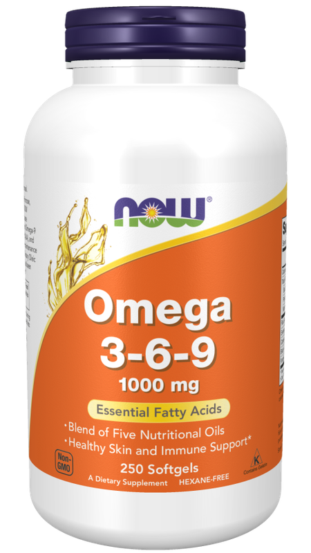 Now Supplements, Omega 3-6-9 1000 Mg 250 Softgels Now Supplements, Omega 3-6-9 1000 Mg 250 Softgels