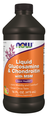Now, Liquid Glucosamine & Chondroitin With Msm 32Fl Oz Now, Liquid Glucosamine & Chondroitin With Msm 32Fl Oz