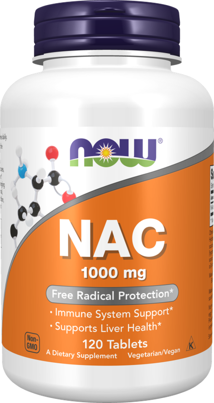 NOW, NAC 1,000 mg, 120 Tablets